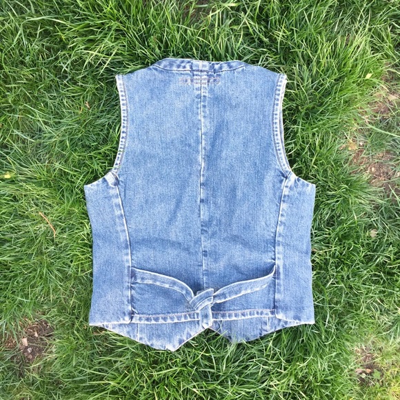 Vintage Y2K Marc Jacobs denim vest S - Picture 3 of 4